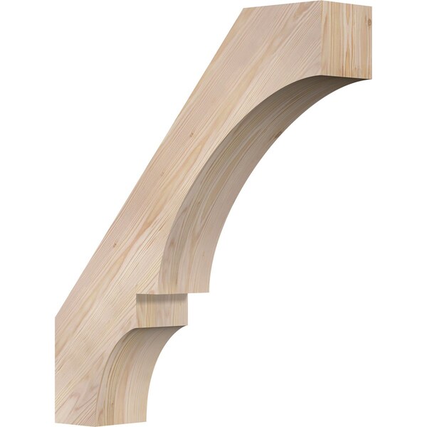 Ekena Millwork 5 1/2"W x 26"D x 30"H Balboa Smooth Knee Brace, Douglas Fir BRC06X26X30BOA00SDF - main